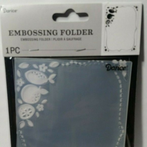 Darice Embossing Folder Citrus Border Scrapbook Paper Crafts Card Making - Picture 2 of 6